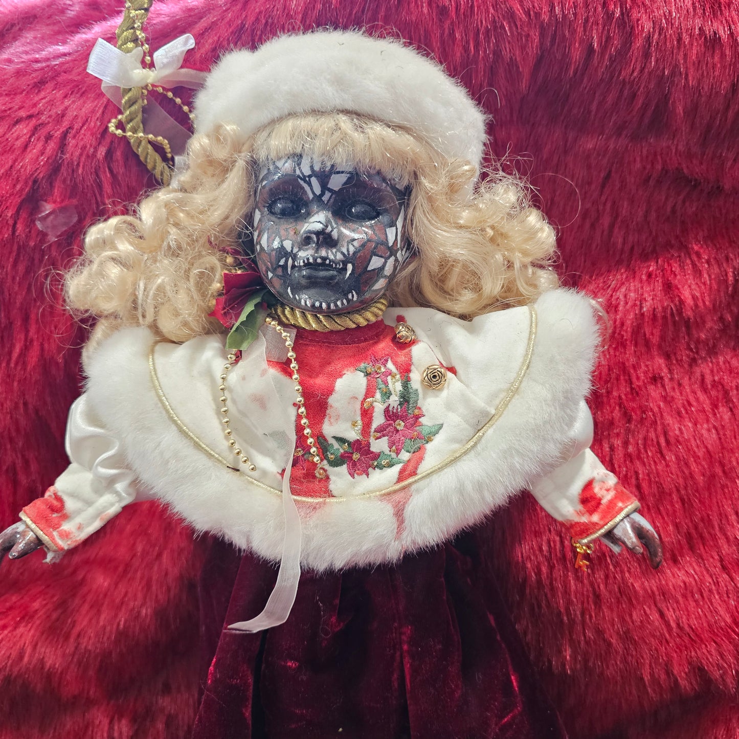 Krampus Demon Porcelain Doll