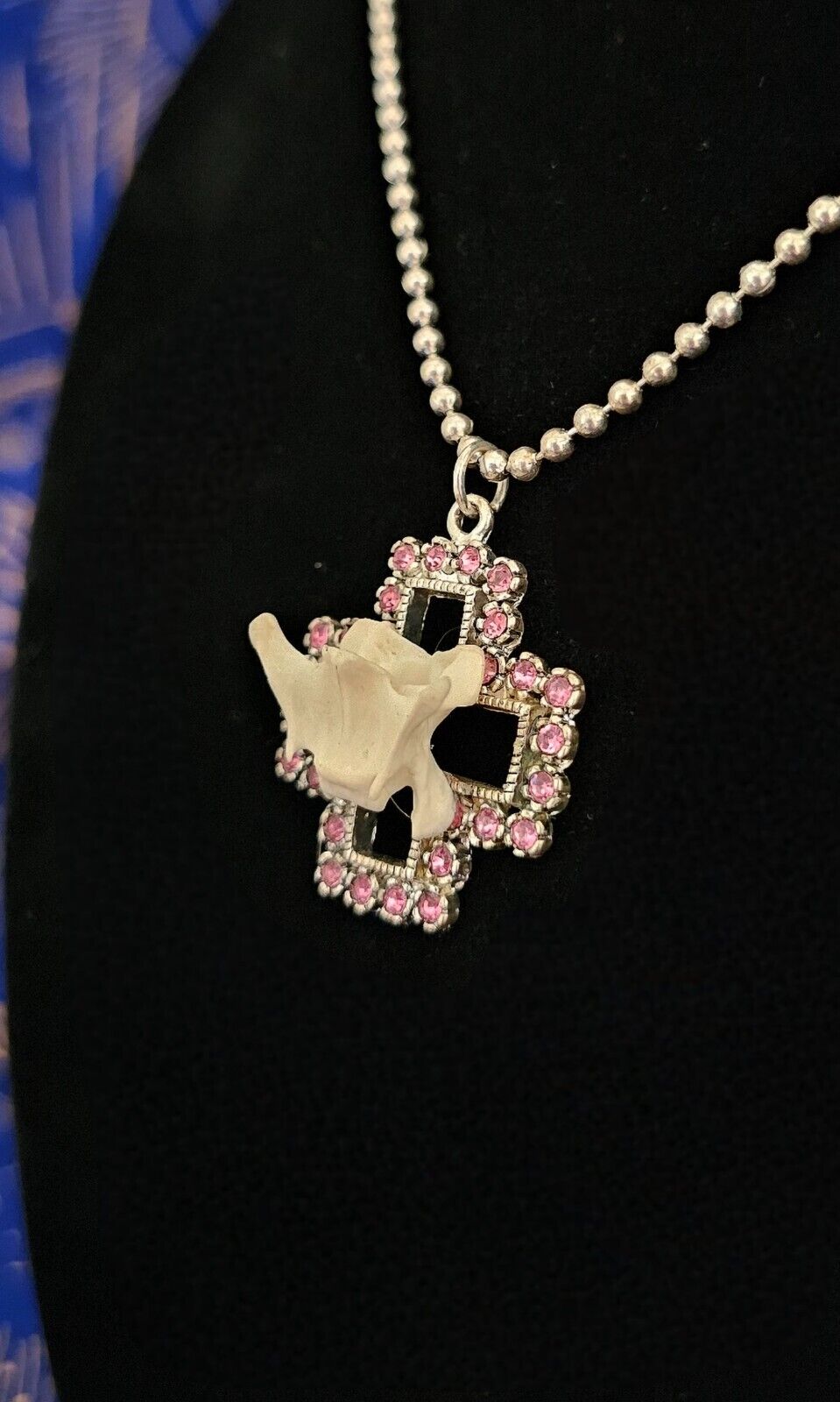 Vintage Jewelry Necklaces with Real Animal Bones Attached