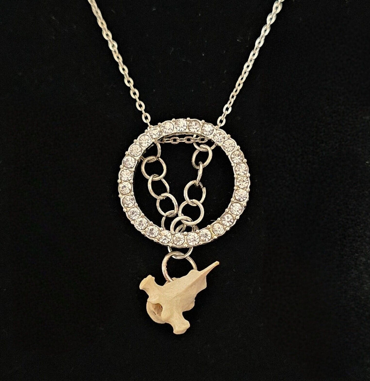 Vintage Jewelry Necklaces with Real Animal Bones Attached