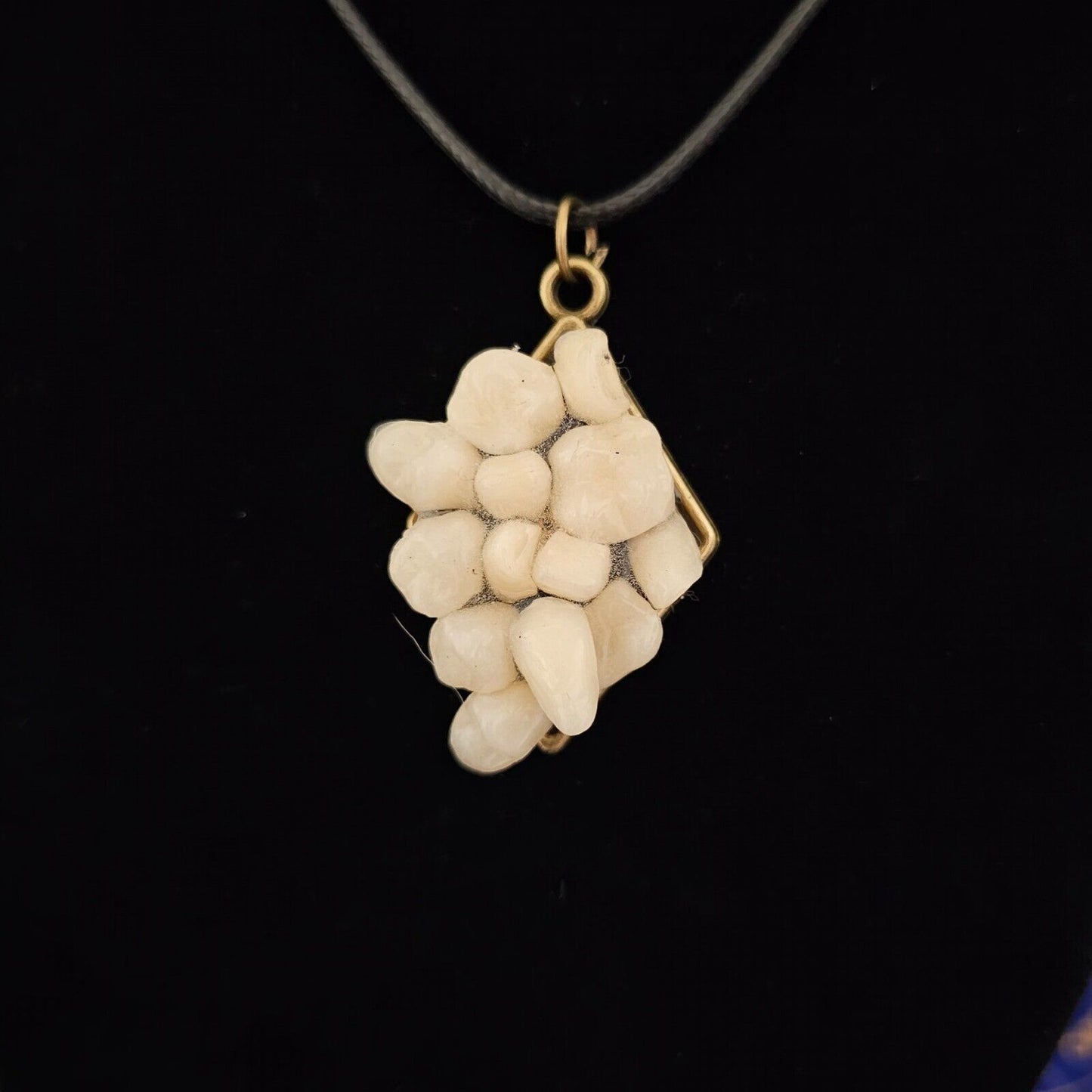 Handcrafted Artisan Necklace Resin Teeth Charm