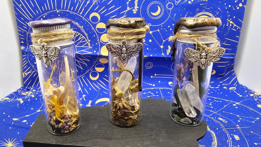 Animal Bone Preserved Terrariums Spell Jars Charms
